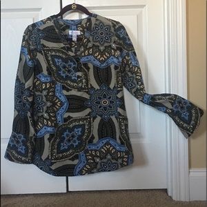Denim & Co. Bell-Sleeved Tunic